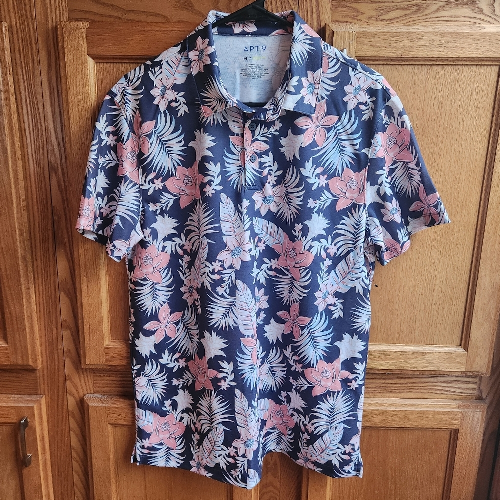 Apt. 9 Men's Floral Shirt Size Medium NWOT